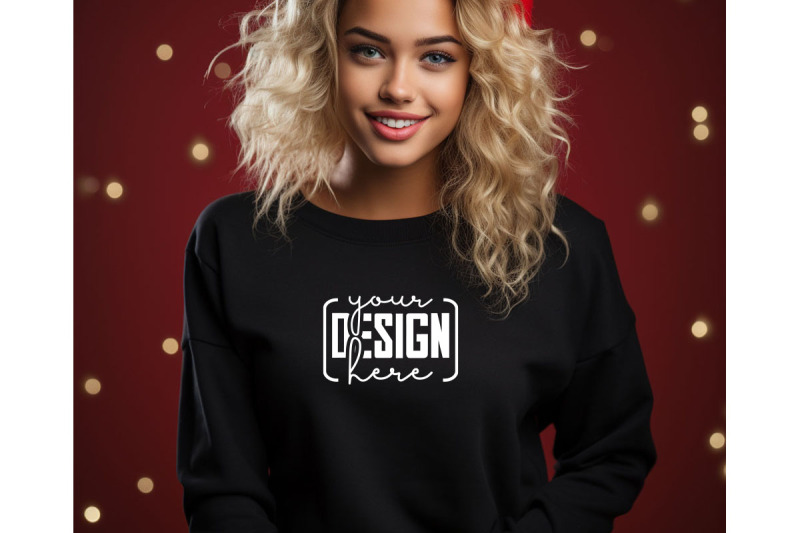 christmas-women-black-sweatshirt-mockups-girls-mockups-digital-down