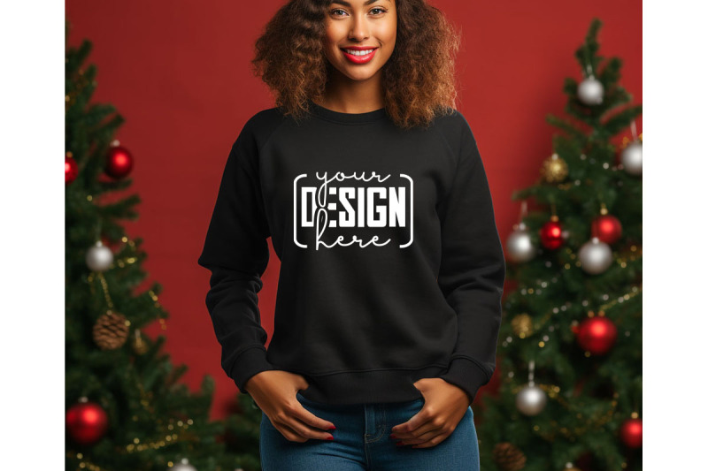 christmas-women-black-sweatshirt-mockups-girls-mockups-digital-down