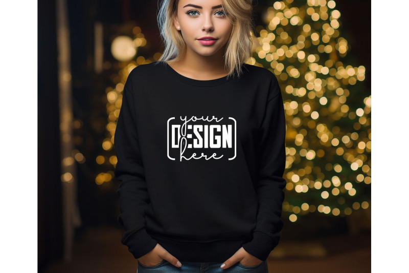 christmas-women-black-sweatshirt-mockups-girls-mockups-digital-down