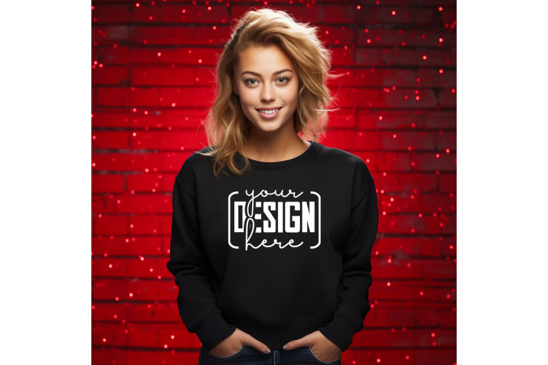 christmas-women-black-sweatshirt-mockups-girls-mockups-digital-down