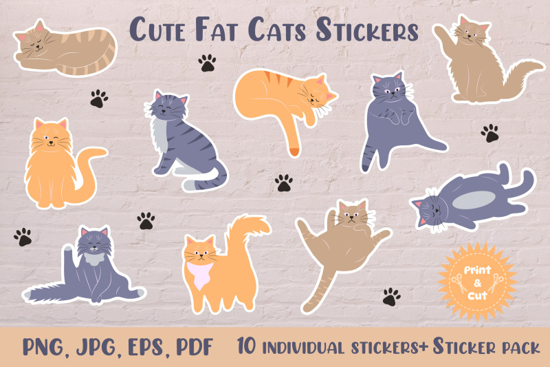 cute-fat-cats-stickers