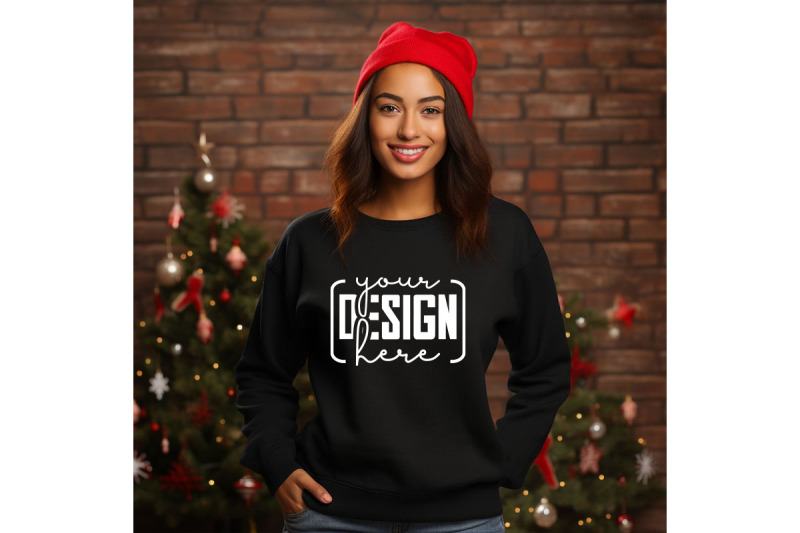 christmas-women-black-sweatshirt-mockups-girls-mockups-digital-down