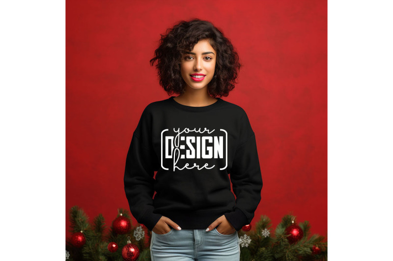 christmas-women-black-sweatshirt-mockups-girls-mockups-digital-down