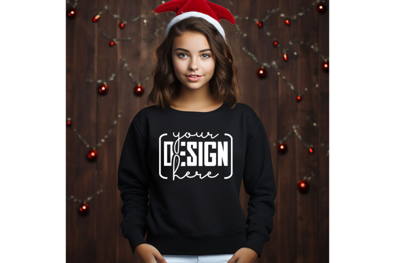 christmas-women-black-sweatshirt-mockups-girls-mockups-digital-down