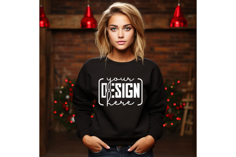 christmas-women-black-sweatshirt-mockups-girls-mockups-digital-down