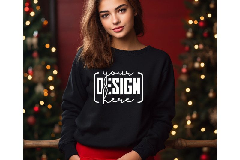 christmas-women-black-sweatshirt-mockups-girls-mockups-digital-down