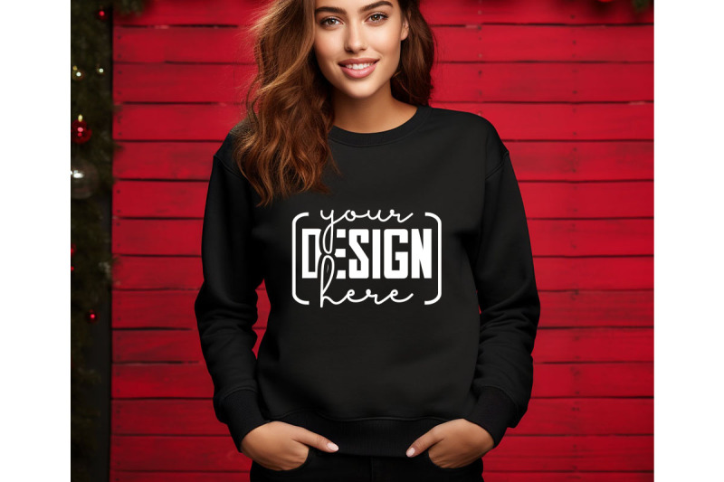 christmas-women-black-sweatshirt-mockups-girls-mockups-digital-down