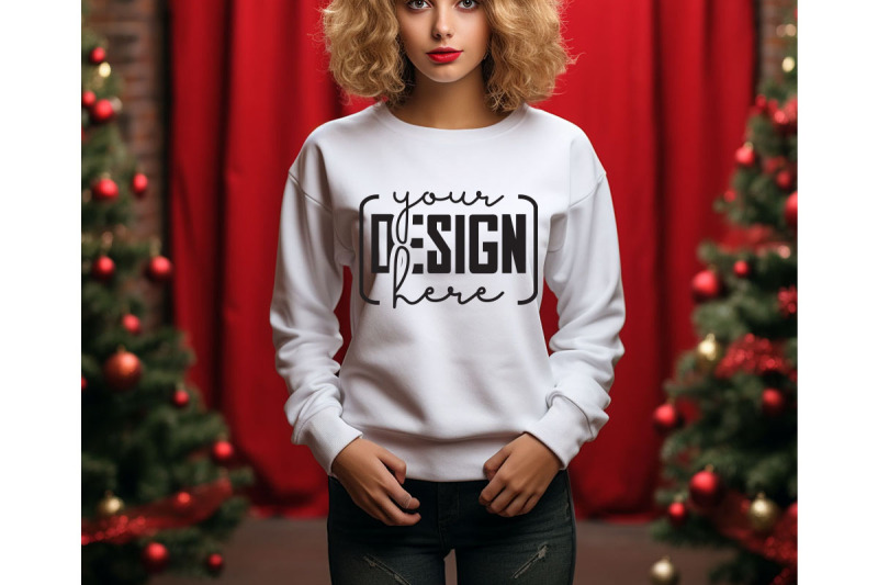 christmas-women-white-sweatshirt-mockups-girls-mockups-digital-down