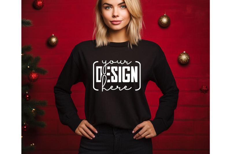 christmas-women-black-sweatshirt-mockups-girls-mockups-digital-down