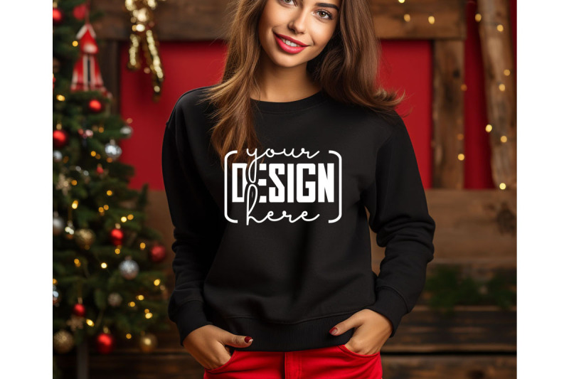 christmas-women-black-sweatshirt-mockups-girls-mockups-digital-down