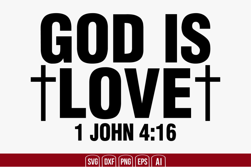 god-is-love-svg-cut-file