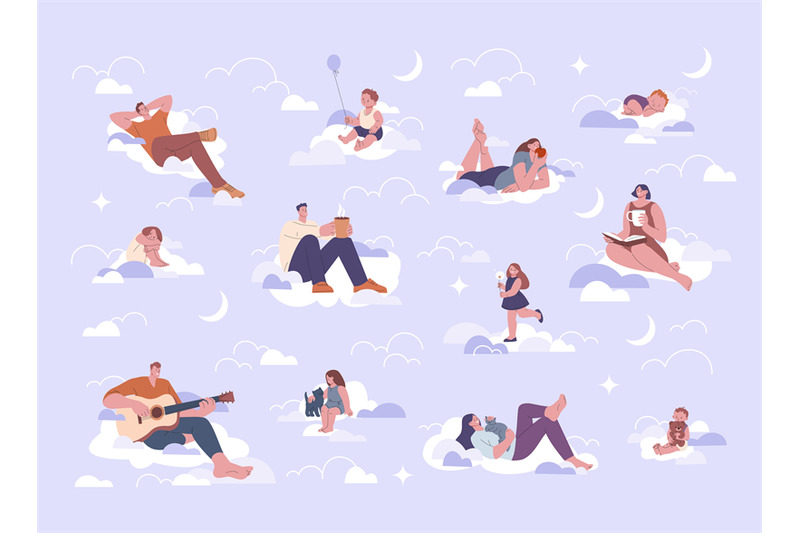 play-in-clouds-children-and-adults-sitting-and-resting-on-fluffy-clou