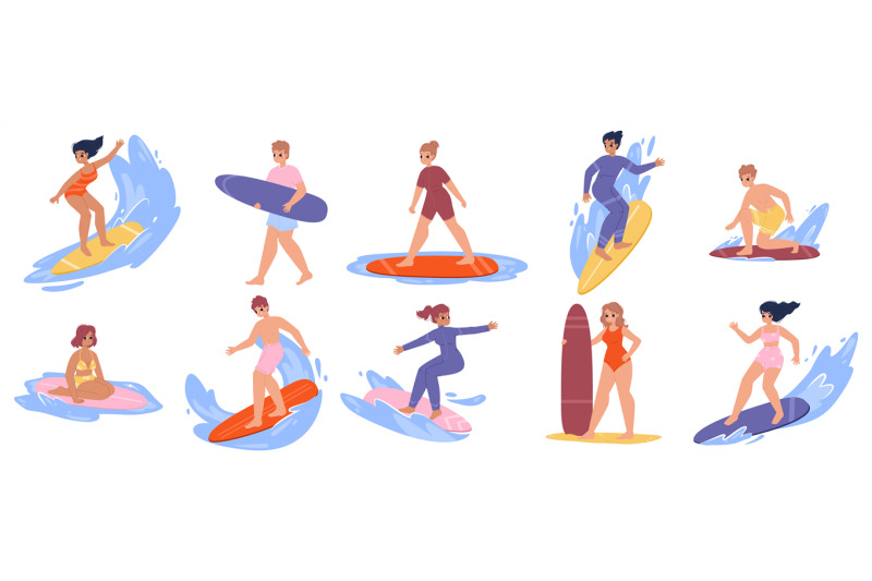 cartoon-surfers-on-surfboards-surfing-characters-summer-teenagers-ac