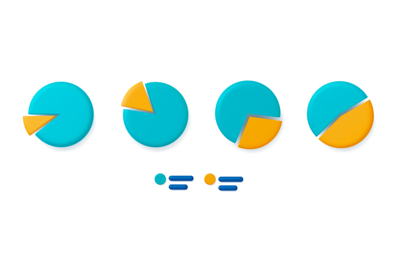 pie-chart-3d-icons-business-financial-analytics-elements-infographi