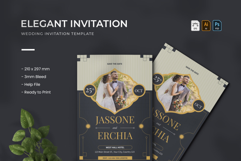 elegant-blue-wedding-invitation
