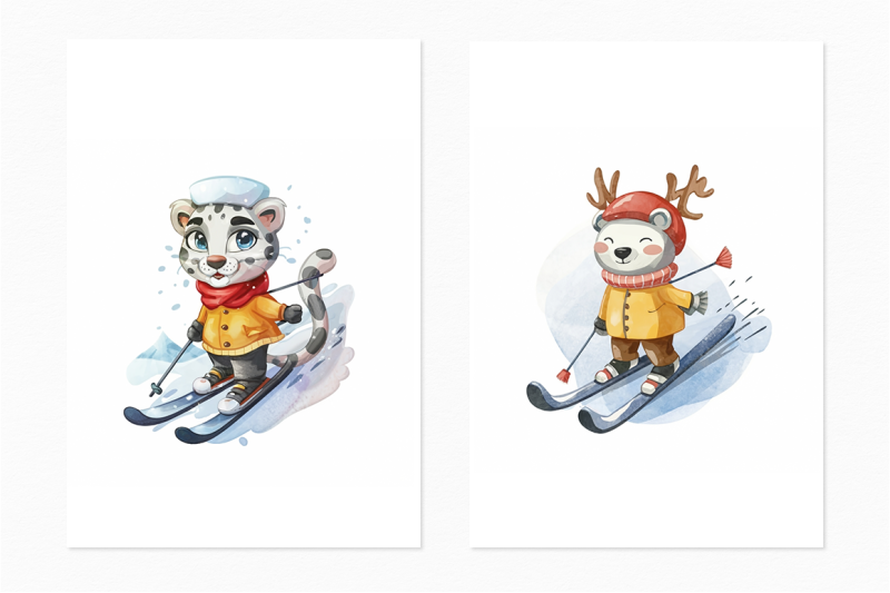 ice-skating-animals