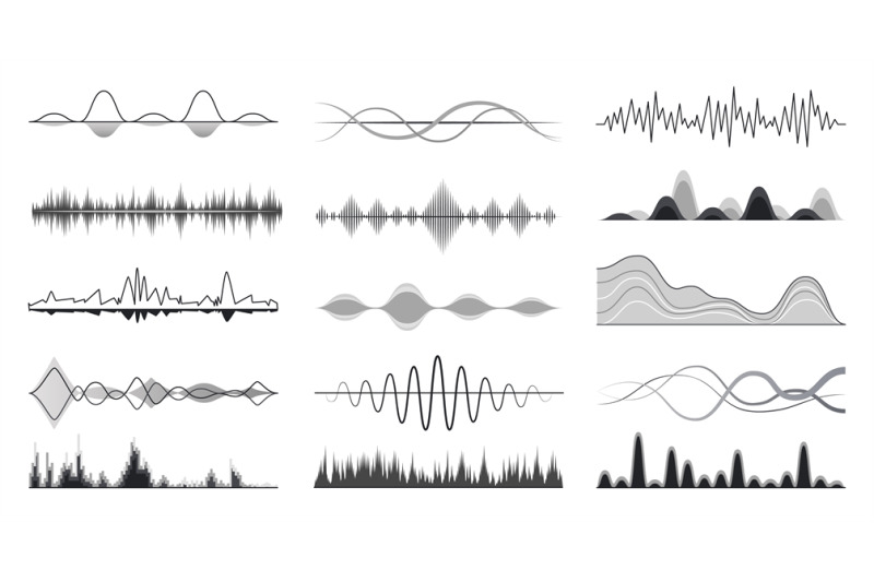 monochrome-audio-sound-waves-song-or-voice-symbols-radio-frequency