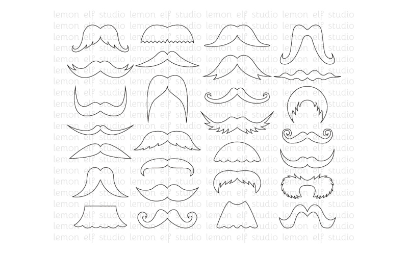 gentleman-s-mustaches-digital-stamp-les-ds36