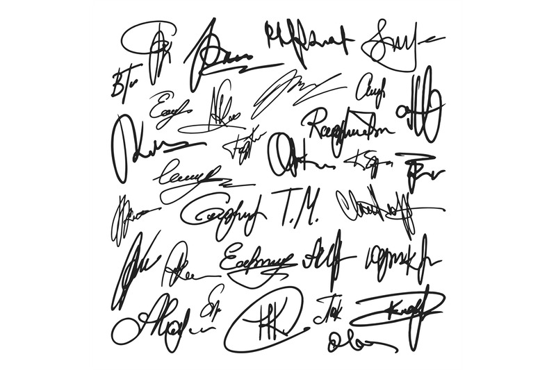 manual-pen-signature-art-handwritten-signatures-design-hand-autograp