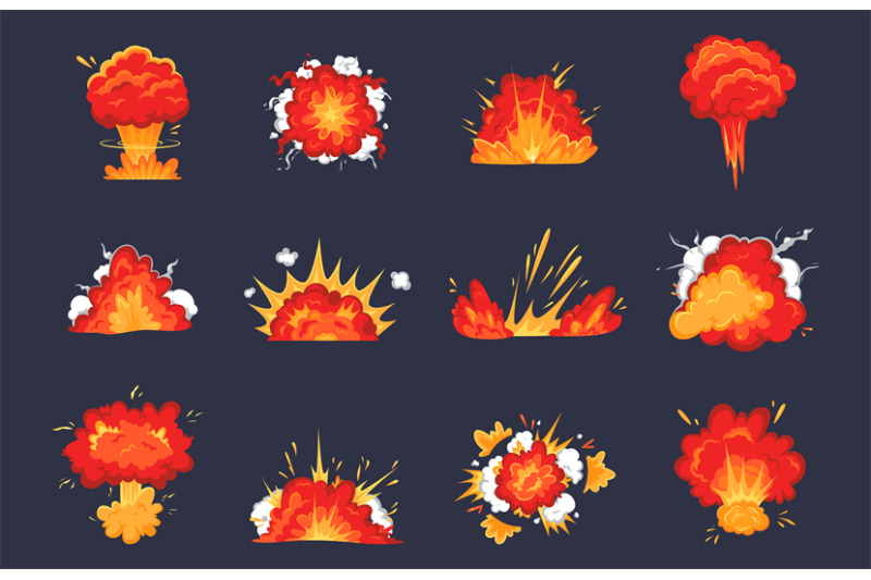 cartoon-bomb-wave-explosion-detonation-and-boom-effect-power-symbol