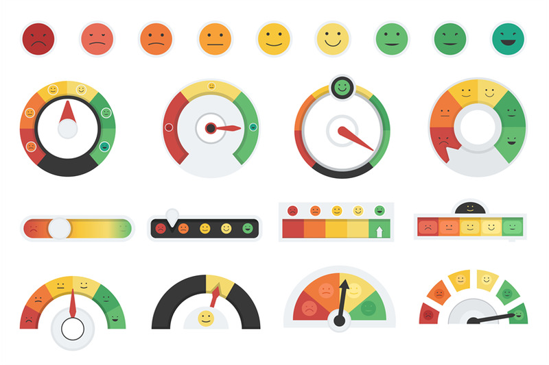 service-rating-or-mood-scale-pain-chart-measuring-happiness-speedom