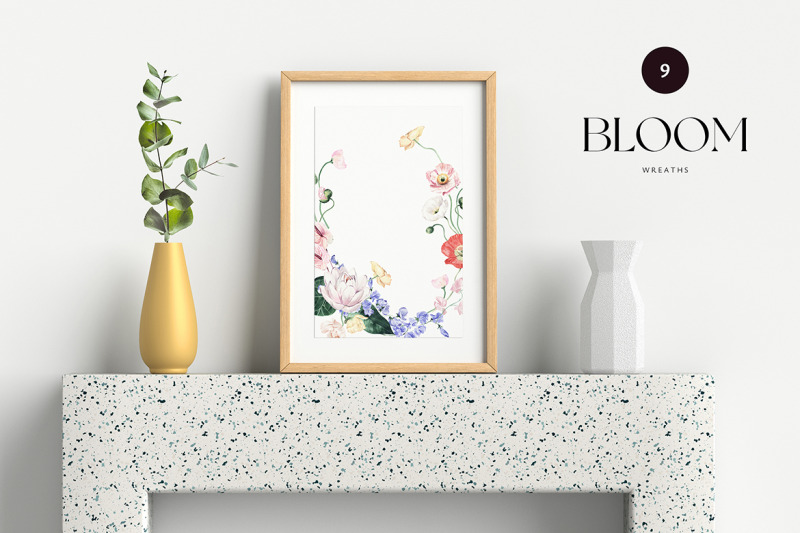 bloom-watercolor-wreaths