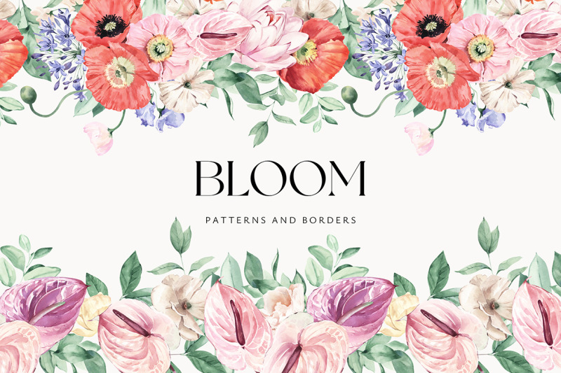 bloom-watercolor-patterns