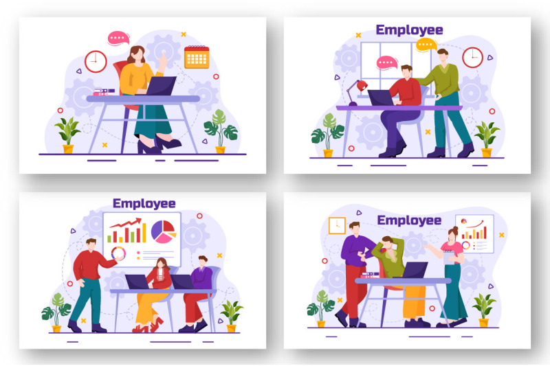 12-employee-business-illustration