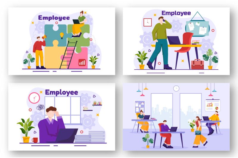 12-employee-business-illustration