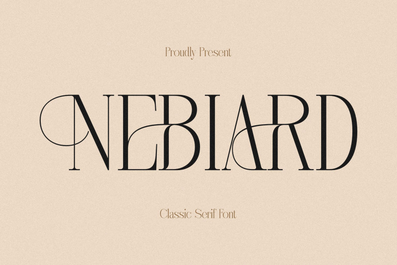 nebiard-classic-serif-font