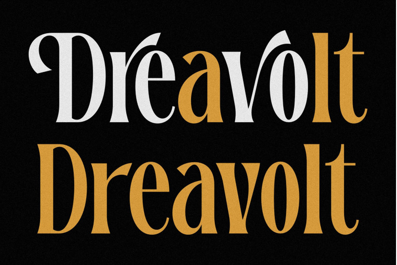 dreavolt-serif-display-font