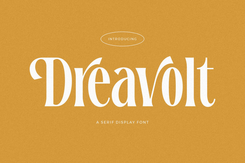 dreavolt-serif-display-font