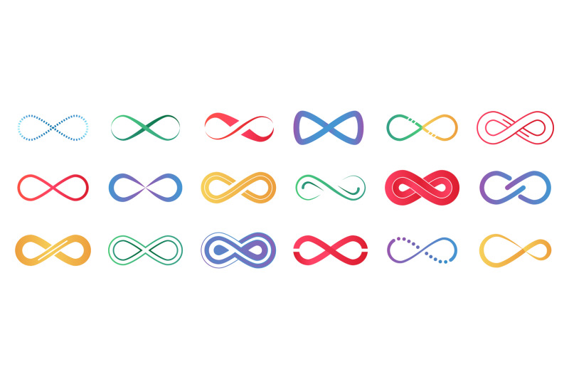 eternity-forever-icons-infinity-eternal-sign-endless-color-isolated