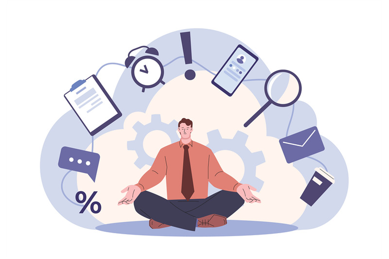 businessman-meditating-in-office-tired-business-character-and-many-ta