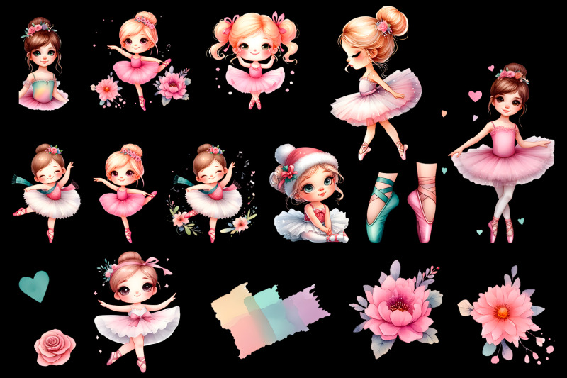 cute-little-ballerina-sublimation-ballet-png-clipart