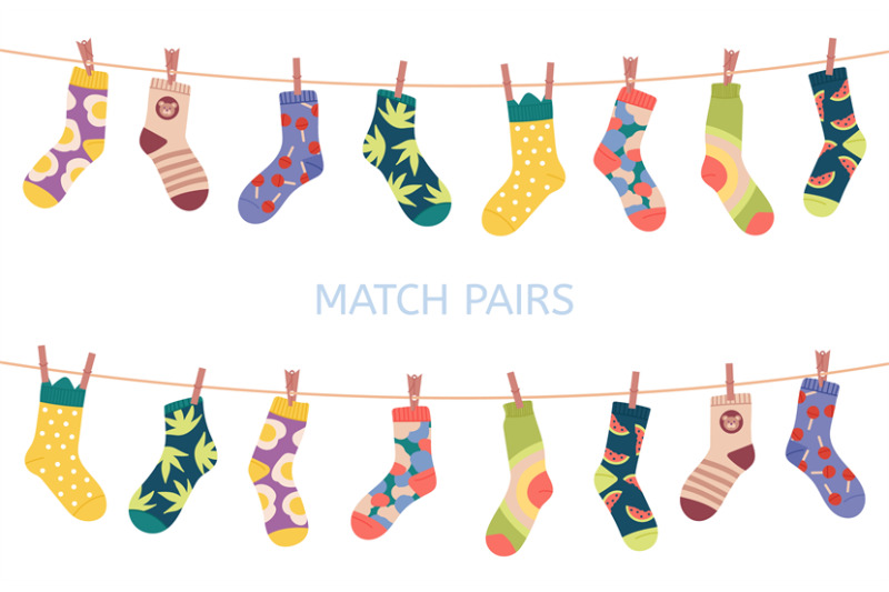 find-matched-socks-match-sock-pair-children-preschool-game-holiday-t