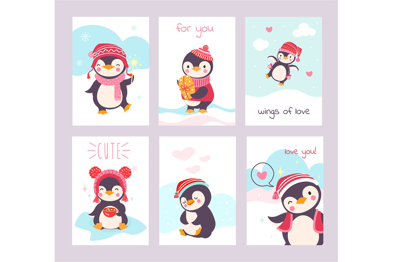 winter-greeting-printable-cards-with-cute-cartoon-penguins-children-f