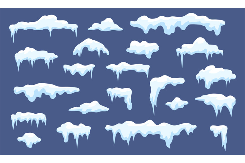 snow-and-ice-winter-snowy-caps-for-roof-design-cartoon-seasonal-natu