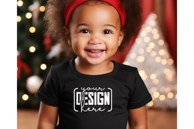 christmas-cute-baby-black-t-shirt-mockups-girls-mockups-christmas-ho