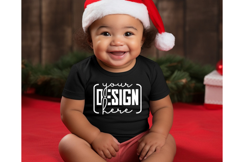 christmas-cute-baby-black-t-shirt-mockups-girls-mockups-christmas-ho