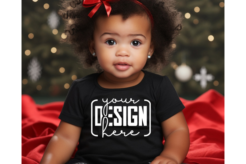 christmas-cute-baby-black-t-shirt-mockups-girls-mockups-christmas-ho