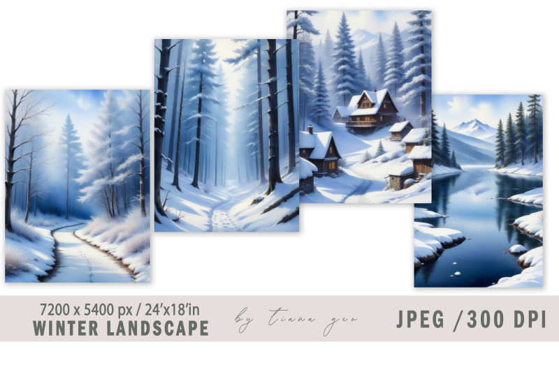 christmas-winter-landscape-illustrations-for-posters-4-jpeg