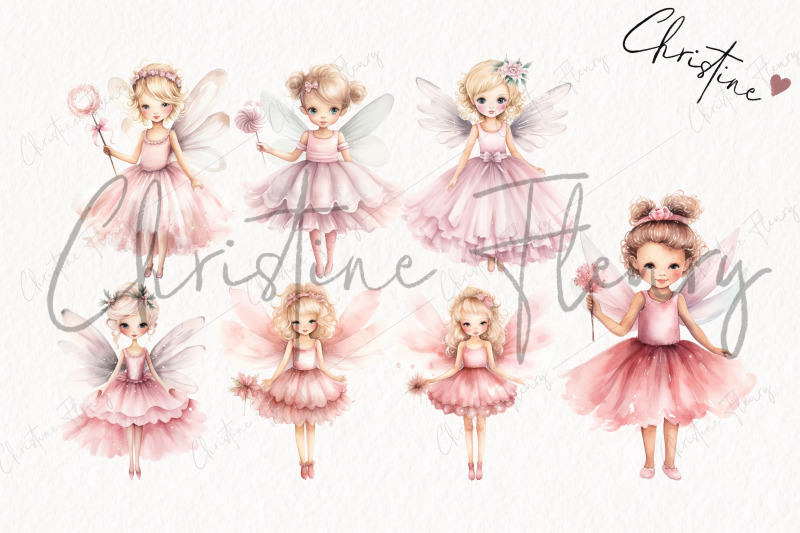 watercolor-pink-fairies-clipart