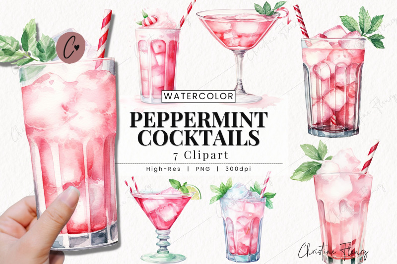 watercolor-pink-peppermint-cocktails-png