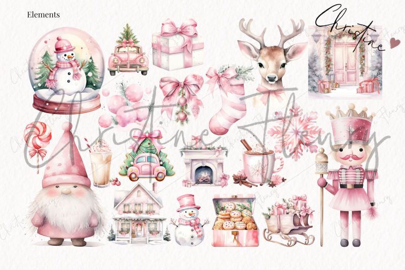 watercolor-merry-pinkmas-mega-bundle