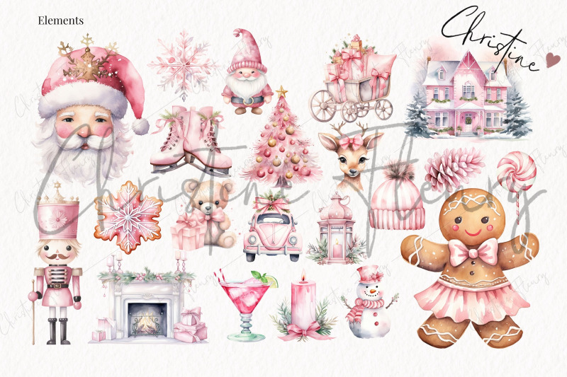 watercolor-merry-pinkmas-mega-bundle