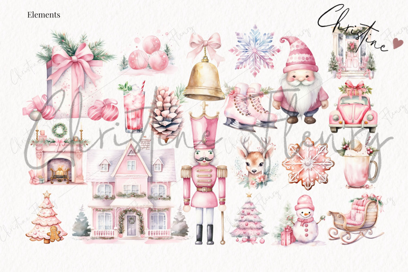 watercolor-merry-pinkmas-mega-bundle