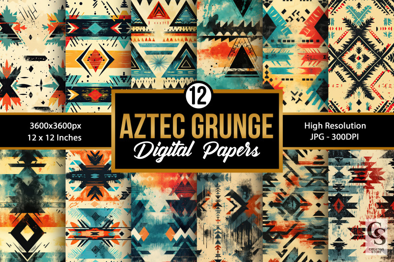 grungy-aztec-seamless-pattern-digital-papers