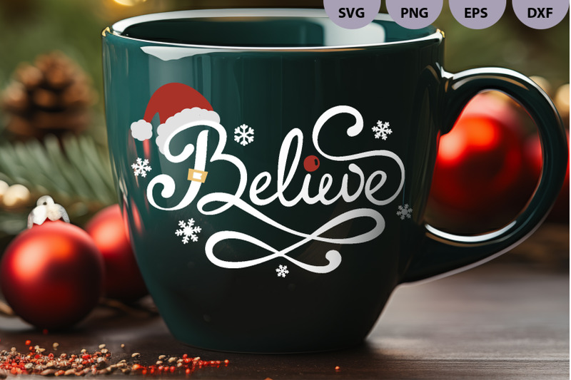 believe-svg-with-santa-039-s-hat-quote-vector-cutting-file