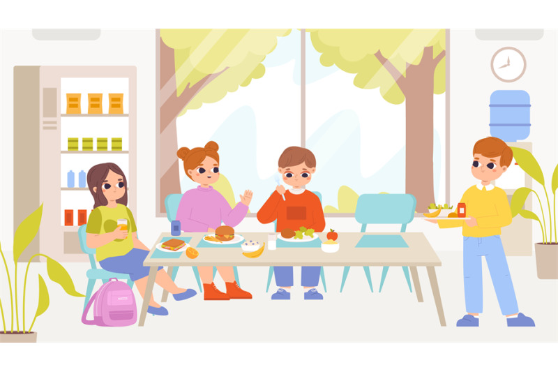 children-group-on-lunch-or-breakfast-together-primary-school-or-presc